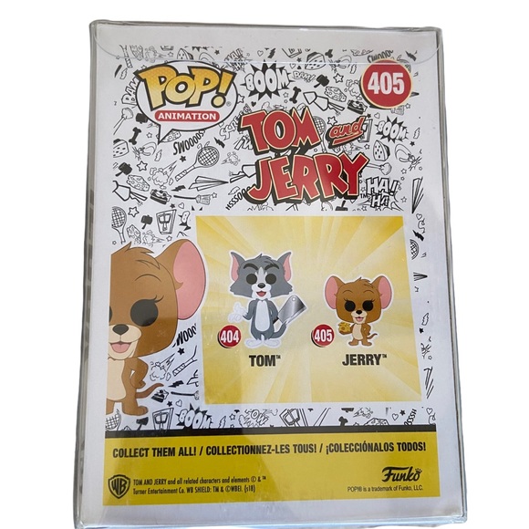 Tom & Jerry Mouse Vinyl Figure Toy Pop Animation 405 Collectible NEW Funko - Picture 4 of 6